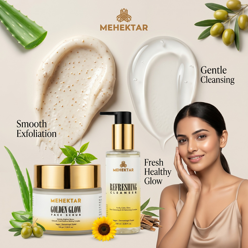 Face Wash & Face Scrub Combo